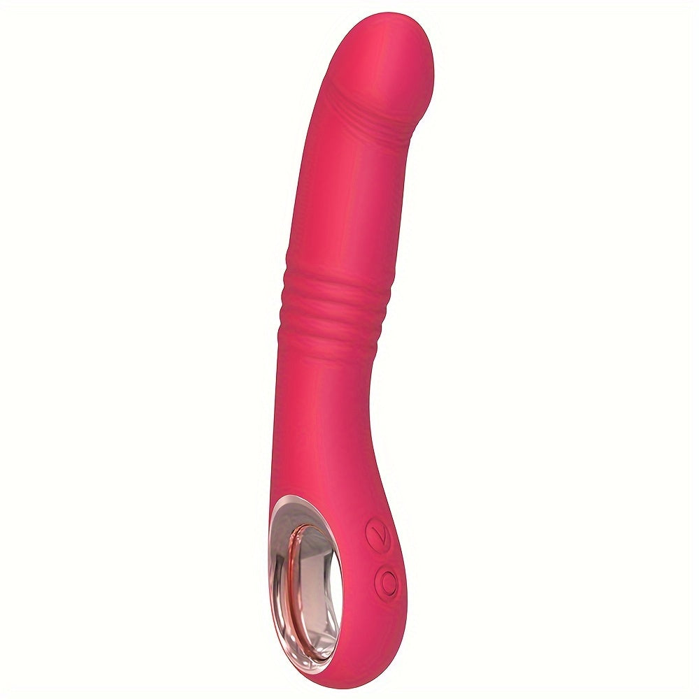 10 Vibration Modes USB Rechargeable Dual Function Adult Toy: Realistic Silicone Design for Female and Couples - Sandfox Brand