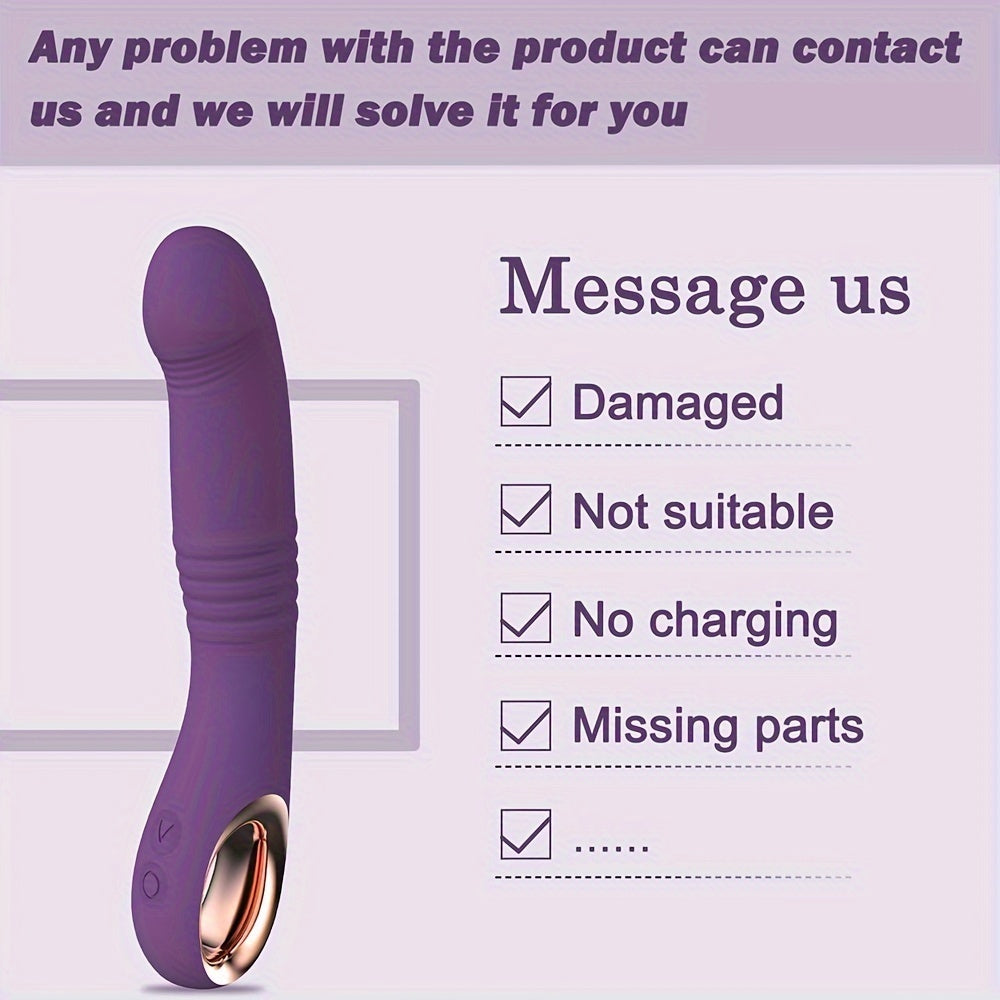 10 Vibration Modes USB Rechargeable Dual Function Adult Toy: Realistic Silicone Design for Female and Couples - Sandfox Brand