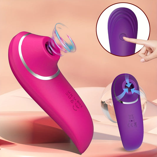 Sucking Vibrator for Women, 7 Suck Modes Nipple Clitoris Stimulate Vaginal Licking Toys Adult Sexy Female Masturbation